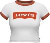 Levi's Het perfecte tee open veld vul Batwing 17369 1926 , Wit, Dames online kopen