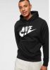 Nike Foundation Large Logo Hoodie Heren Black/Black/White Heren online kopen