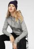 Nike Sportswear Essential Hoodie Dames Dark Grey Heather/Matte Silver/White online kopen