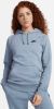 Nike sportswear essential fleece pullover trui blauw dames online kopen