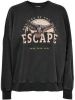 Only Sweatshirt ONLLUCINDA L/S EAGLE FOIL BOX SWT online kopen