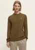 Scotch & Soda Trui met ronde hals Essentials Ecovero viscose blend crewneck pullover online kopen