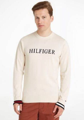 Tommy Hilfiger Trui met ronde hals HILFIGER FLAG CUFF CREW NECK online kopen