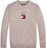 Tommy Hilfiger Fijngebreide trui met logoborduring online kopen