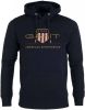 Gant hoodie donkerblauw 2047056 433 , Blauw, Heren online kopen