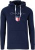 Gant Hoodie Shield Sweat Hoodie opvallend borduursel online kopen