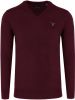 Gant Trui Lamswol V Neck Bordeaux , Rood, Heren online kopen