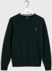 GANT Regular Fit Sweatshirt ronde halsgroen, Effen online kopen