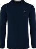 Gant lamswollen trui donkerblauw ronde hals XXX-Large online kopen