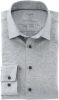 OLYMP Luxor Modern Fit Jersey shirt zilver, Effen online kopen