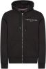 Tommy Hilfiger Full zip sweatshirt with hood , Zwart, Heren online kopen