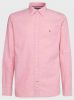 Tommy Hilfiger Pigment geverfd linnen shirt , Roze, Heren online kopen