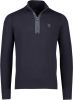 Butcher of Blue Clifden Halfzip pullover blauw 890 , Blauw, Heren online kopen