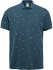 Cast Iron Donkerblauwe Polo Short Sleeve Polo Relaxed Fit Pique Jersey online kopen