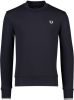 Fred Perry Sweatshirt van het bemanning , Blauw, Heren online kopen