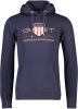 Gant hoodie donkerblauw 2047056 433 , Blauw, Heren online kopen