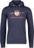 Gant hoodie donkerblauw 2047056 433 , Blauw, Heren online kopen