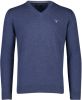 Gant Fijngebreide pullover met V hals en logoborduring online kopen