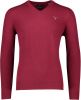 Gant Trui Lamswol V Neck Bordeaux , Rood, Heren online kopen