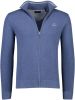 Gant Cotton Pique Zip Cardigan , Blauw, Heren online kopen