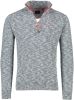 New zealand auckland Heren sweater tutaeinanga 23an411 1609 green grey online kopen