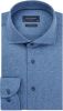 Profuomo Originale Slim Fit Jersey shirt donkerblauw, Melange online kopen