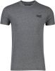 Superdry T shirts Organic Cotton Vintage Logo Embroidered T Shirt Donkergrijs online kopen