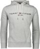 Tommy Hilfiger Herren Kapuzensweatshirt Logo Hoody , Grijs, Heren online kopen