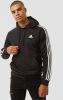 Adidas Hoodie Fleece 3 Stripes Essentials Zwart/Wit online kopen