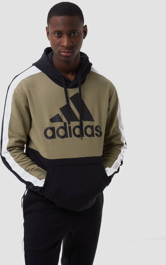 Adidas essentials colorblock trui groen/zwart heren online kopen