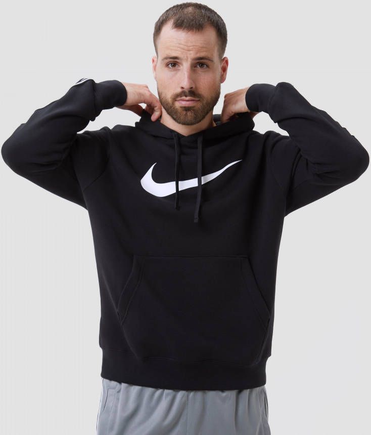 Nike sportswear repeat pullover fleece trui zwart/wit heren online kopen
