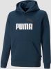 Puma essentials+ two tone big logo trui blauw kinderen online kopen