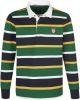 Gant D1 regular fit polo met streepprint en logoborduring online kopen