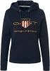 Gant hoodie donkerblauw 2047056 433 , Blauw, Heren online kopen