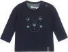 Dirkje baby longsleeve met biologisch katoen donkerblauw/grijsgroen online kopen