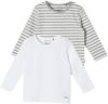 S.Oliver s. Olive r Overhemd met lange mouwen multipack grijs/white online kopen