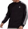 Adidas Originals adidas Sweatshirt Adicolor Classics 3 Stripes Crew Zwart/Wit online kopen