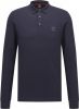 Hugo Boss men casual(orange)polo lange mouw passerby 10242645 01 50472681/404 online kopen