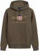 Gant Sweatshirt Archive Shield Sweat Hoodie met mooi logoborduursel voor online kopen