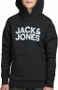 Jack & jones Jack&jones 12152841 Corp Logo Sweater Boy Black online kopen