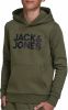 Jack & jones ! Jongens Trui -- Donkergroen Katoen/polyester online kopen