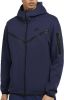 Nike Tech Fleece Hoodie Full Zip Windrunner Donkerblauw Zwart online kopen