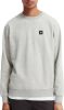 Scotch and Soda Truien Essentials Organic cotton felpa crewneck sweatshirt Grijs online kopen