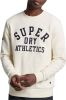 Superdry Vintage gym athletic crew winter cream(m2012099a 4px ) online kopen