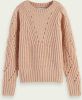 Scotch & Soda Voluminous sleeve knitted sweatshirt online kopen
