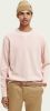 Scotch & Soda Roze Sweater Garment dyed Structured Sweatshirt online kopen