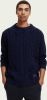Scotch & Soda Pullover wool blend stucture knit sweat 169257/0004 online kopen