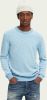 Scotch & Soda Trui melange crewneck pullover sky blue melange(170014 0893 ) online kopen