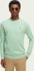 Scotch & Soda Essentials ecovero viscose blend crewneck pullover bay melange(170011 5502 ) online kopen