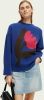 Scotch & Soda Oversized intarsia gebreide trui online kopen